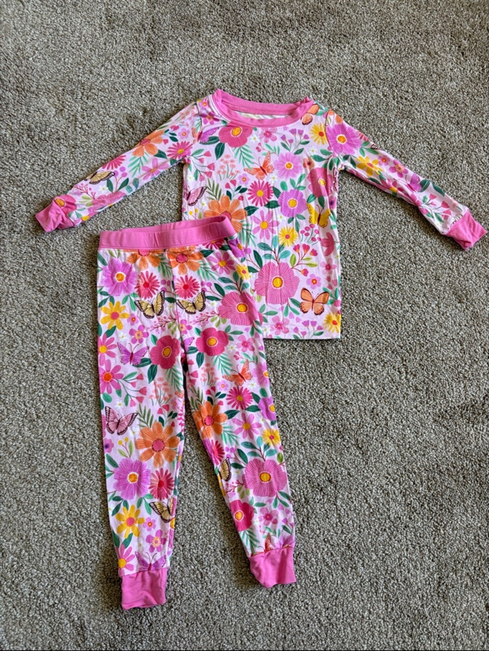 18-24M Little Sleepies Secret Garden Pajama Set